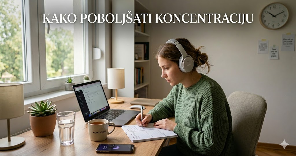 Kako poboljšati koncentraciju